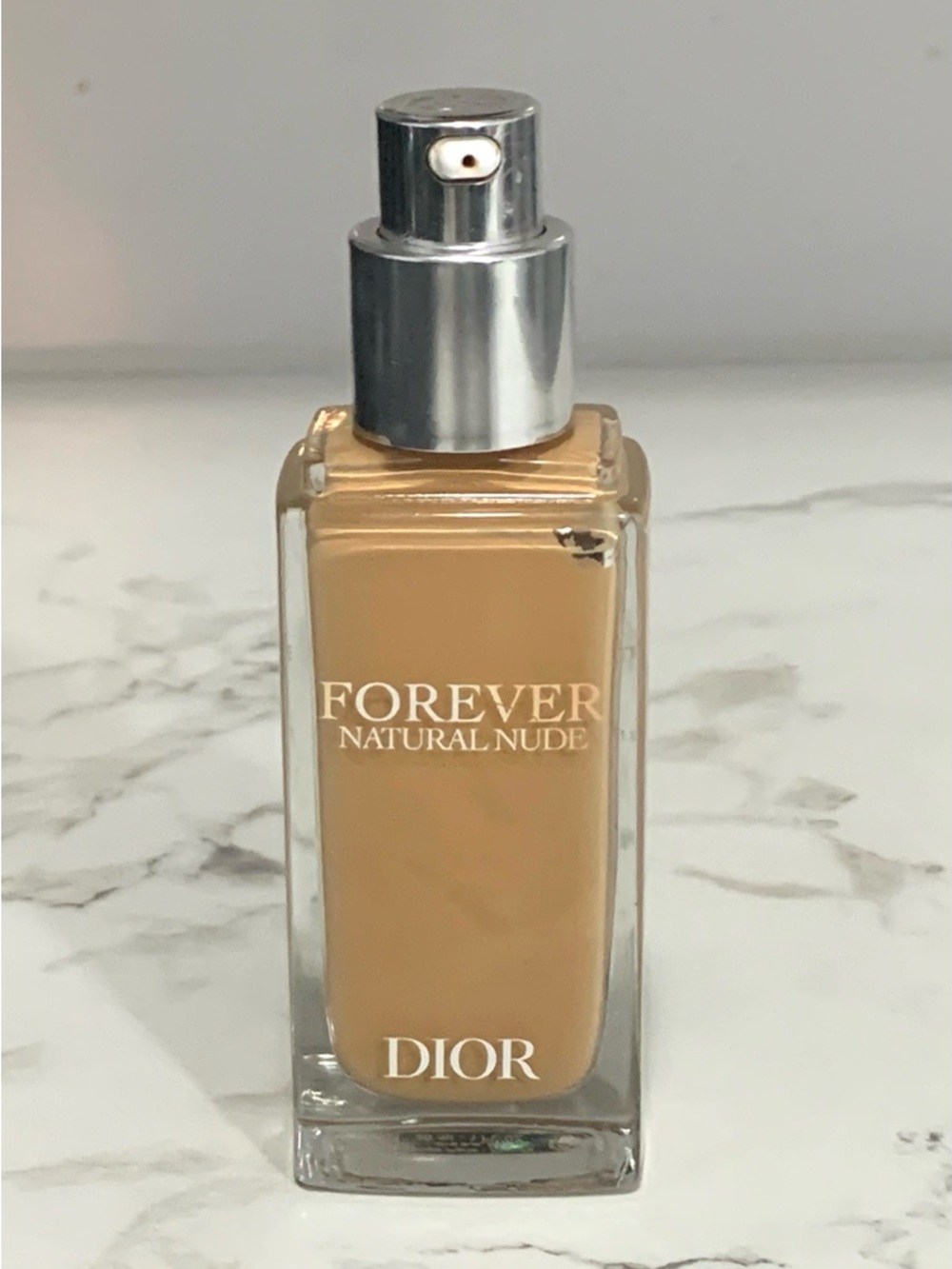 Used, no lid - Dior Forever Natural Nude 4W0 Foundation -